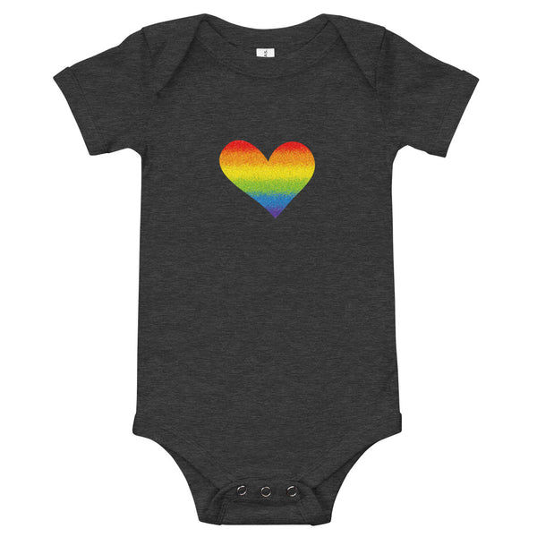 Rainbow Pride Heart Onesie (More Colors)
