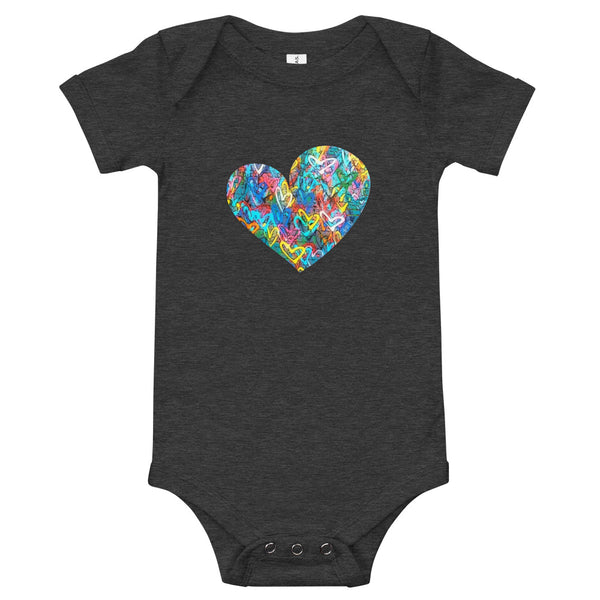 Graffiti Heart Baby Onesie (More Colors)