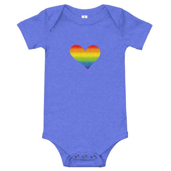 Rainbow Pride Heart Onesie (More Colors)