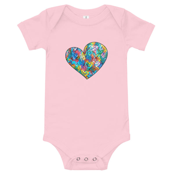 Graffiti Heart Baby Onesie (More Colors)