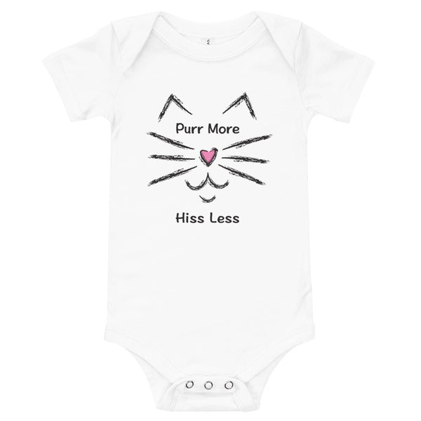 Purr More Hiss Less Baby Onesie (More Colors)