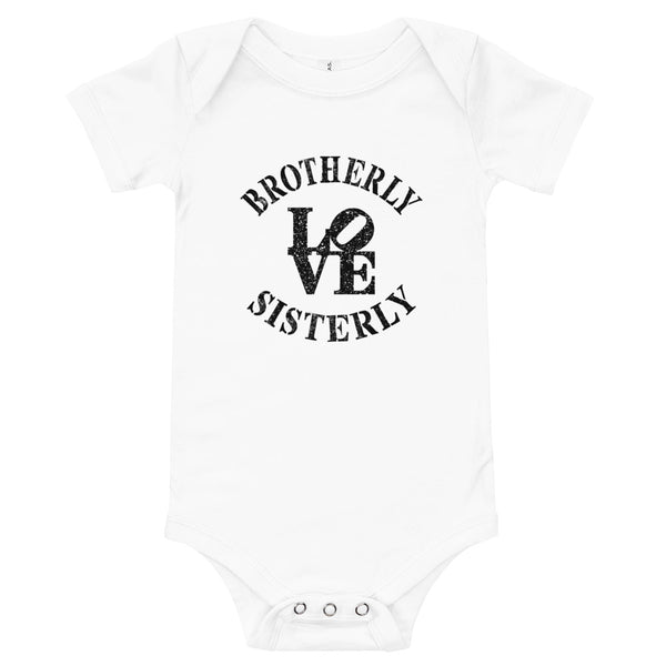 Brotherly Love Sisterly Love Baby Onesie (More Colors)