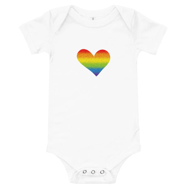 Rainbow Pride Heart Onesie (More Colors)