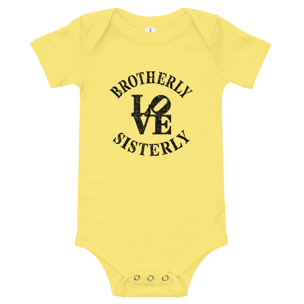 Brotherly Love Sisterly Love Baby Onesie (More Colors)