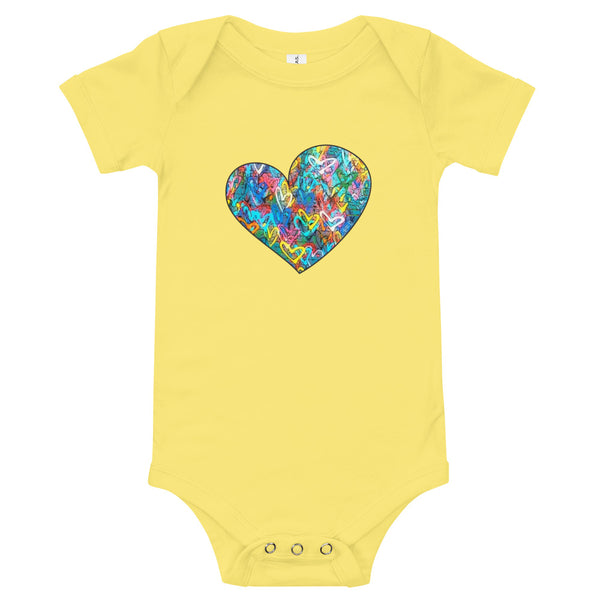 Graffiti Heart Baby Onesie (More Colors)