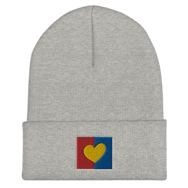 Unity Heart Cuffed Beanie (More Colors)