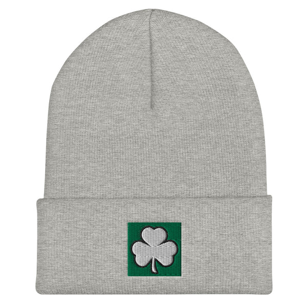 Irish Shamrock Cuffed Beanie (More Colors)