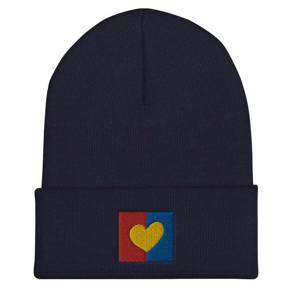 Unity Heart Cuffed Beanie (More Colors)