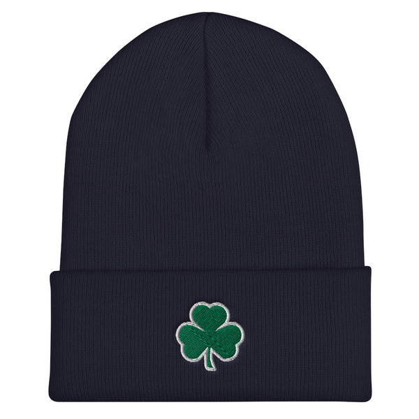 Irish Shamrock Cuffed Beanie (More Colors)
