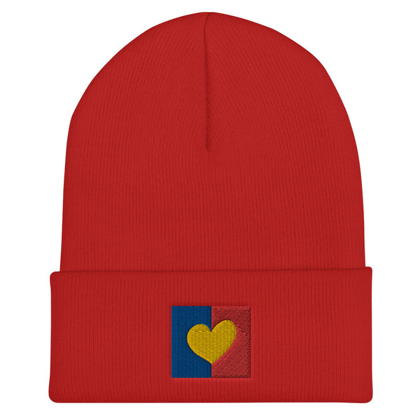Unity Heart Cuffed Beanie (More Colors)