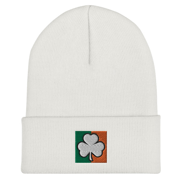 Irish Shamrock Cuffed Beanie (More Colors)