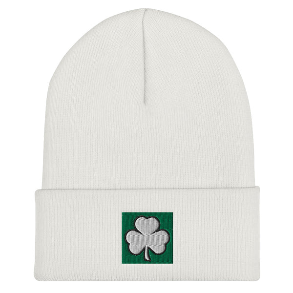 Irish Shamrock Cuffed Beanie (More Colors)
