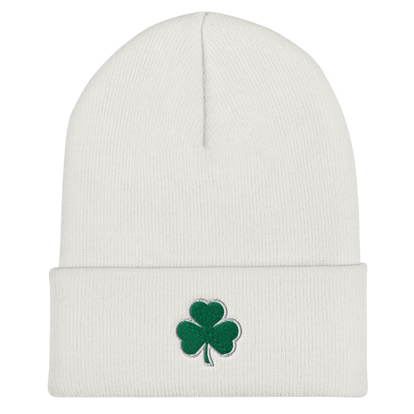Irish Shamrock Cuffed Beanie (More Colors)