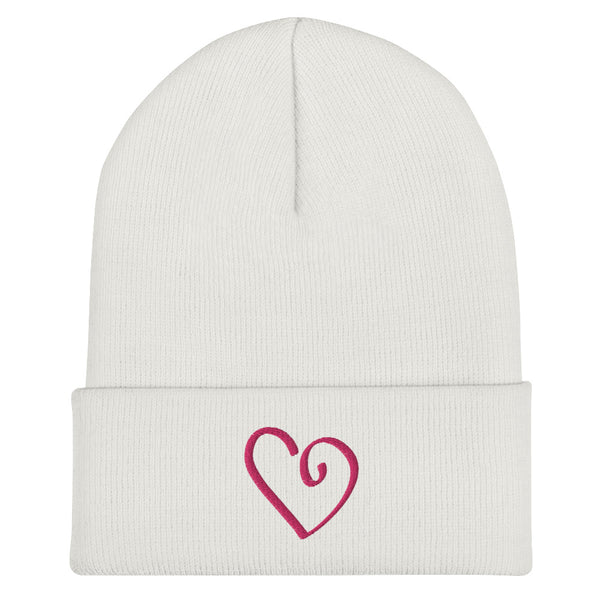 Open Heart Cuffed Beanie (More Colors)