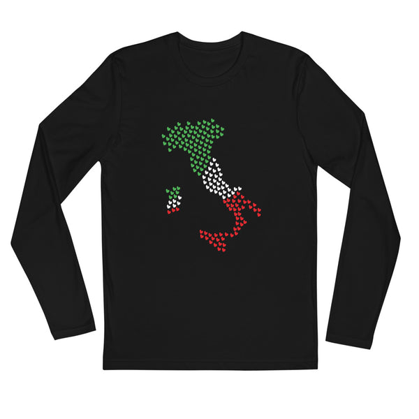 Love Italy Long Sleeve Fitted Tee (More Colors)