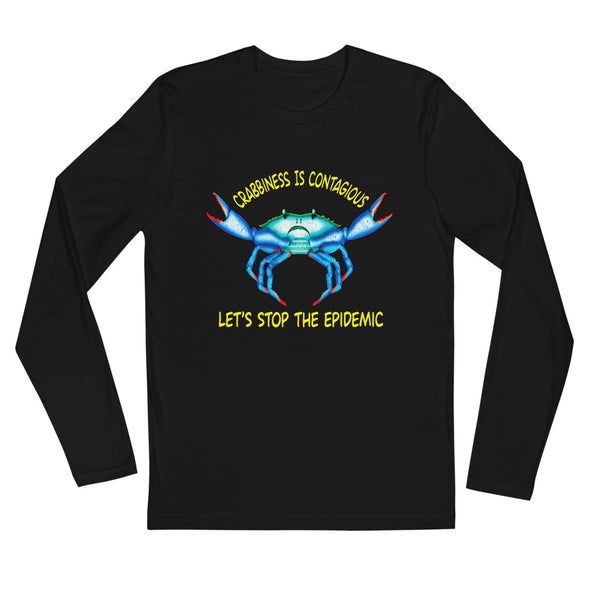Crabby Long Sleeve Fitted Tee