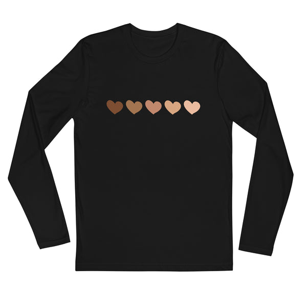 One Human Race Long Sleeve Fitted Tee (More Colors)
