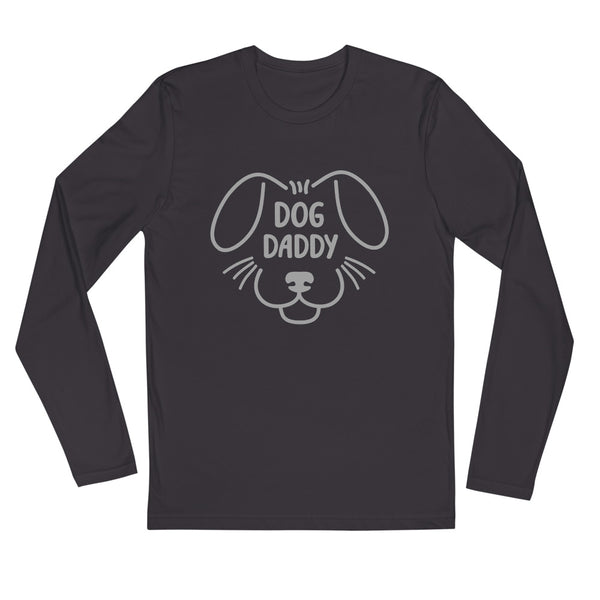 Dog Daddy Long Sleeve Fitted Tee (More Colors)