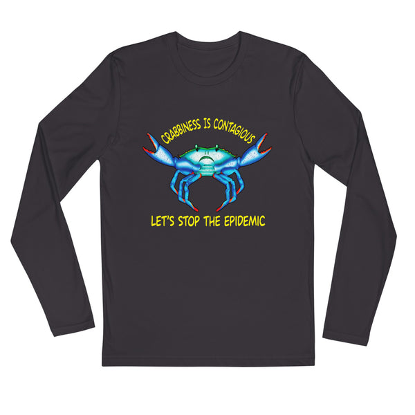 Crabby Long Sleeve Fitted Tee