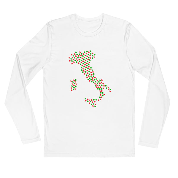 Love Italy Long Sleeve Fitted Tee (More Colors)