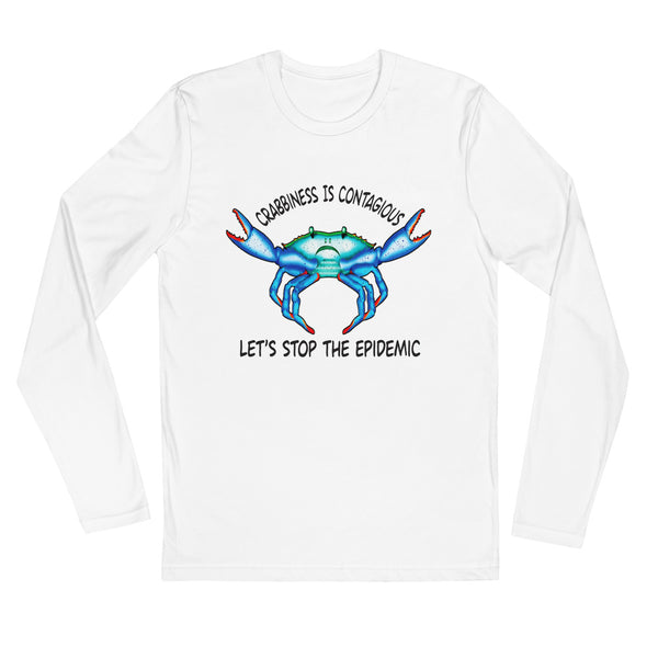 Crabby Long Sleeve Fitted Tee