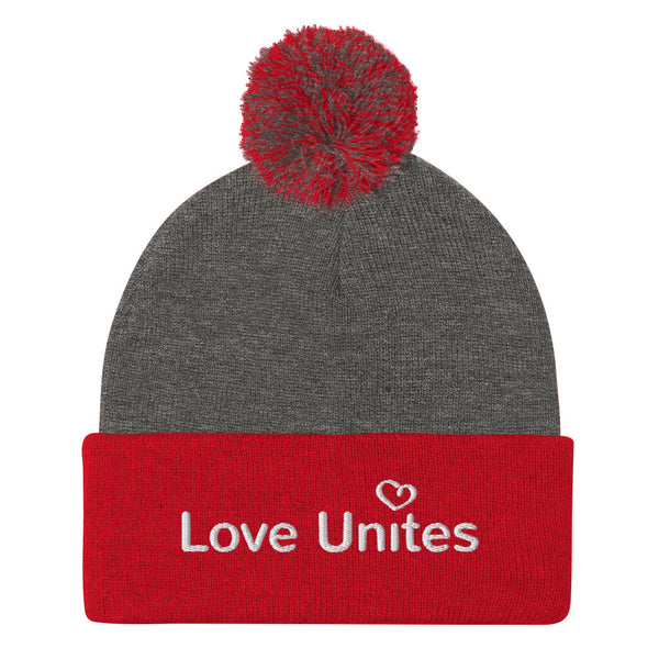 Love Unites Pom Pom Knit Cap (More Colors)