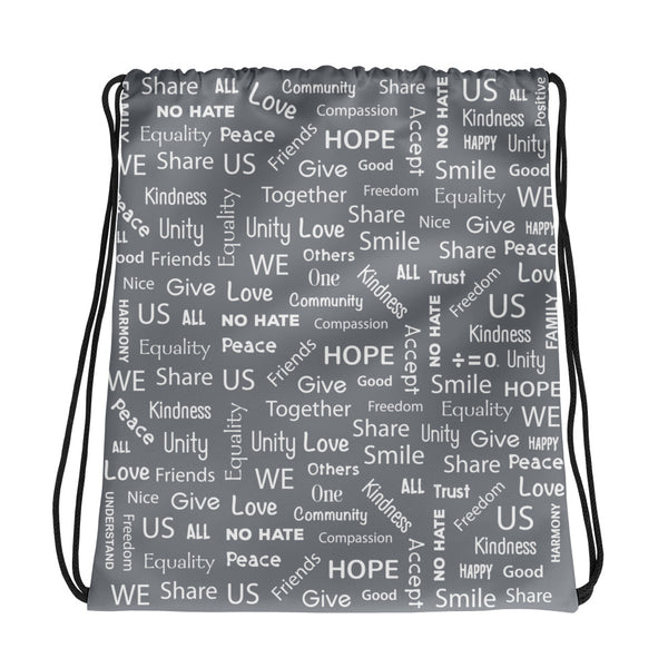 Kind Words Drawstring Bag (More Colors)