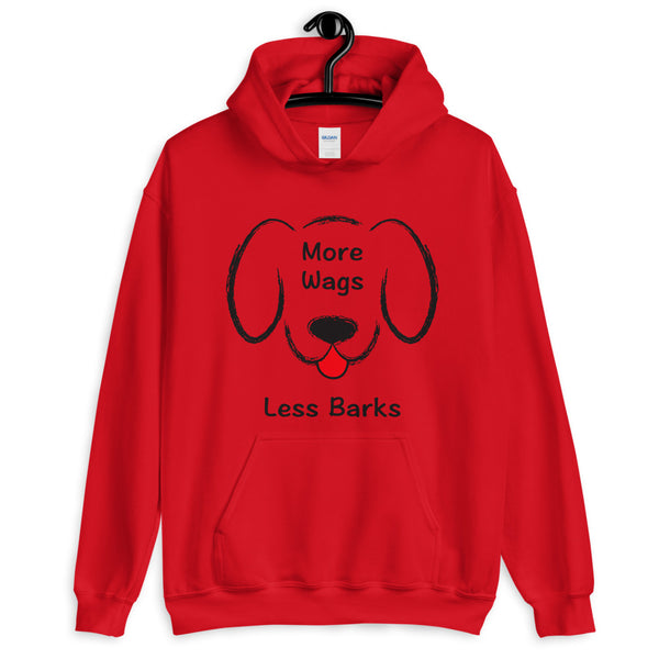 More Wags Less Barks Hooded Sweatshirt (More Colors)