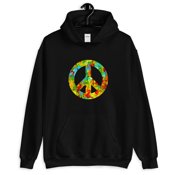 Peace Sign Unisex Hooded Sweatshirt (More Colors)