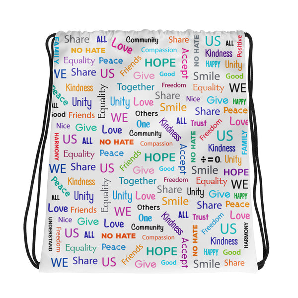 Kind Words Drawstring Bag (More Colors)