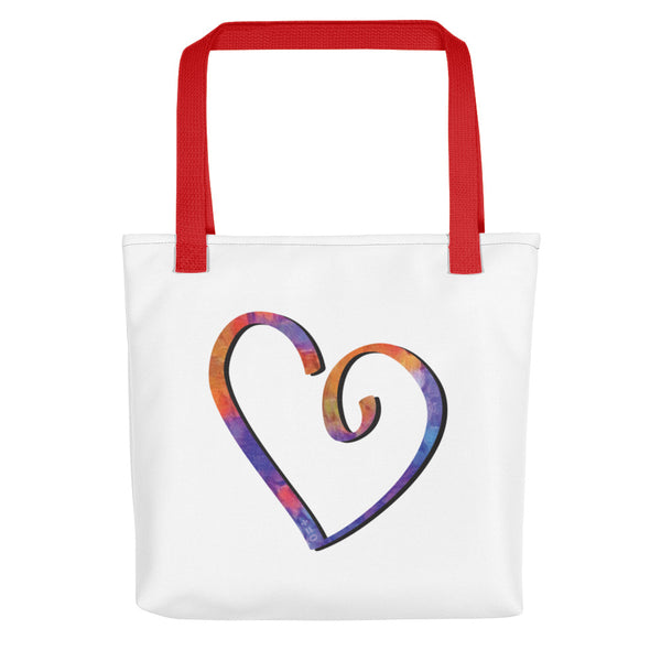 Open Heart Tote Bag (More Colors)