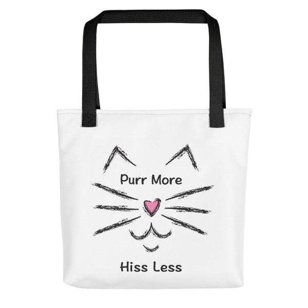 Purr More Hiss Less Tote Bag (More Colors)