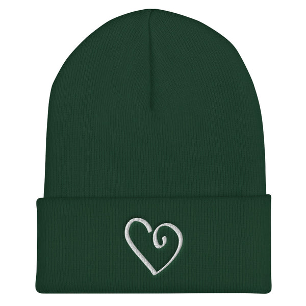 Open Heart Cuffed Beanie (More Colors)