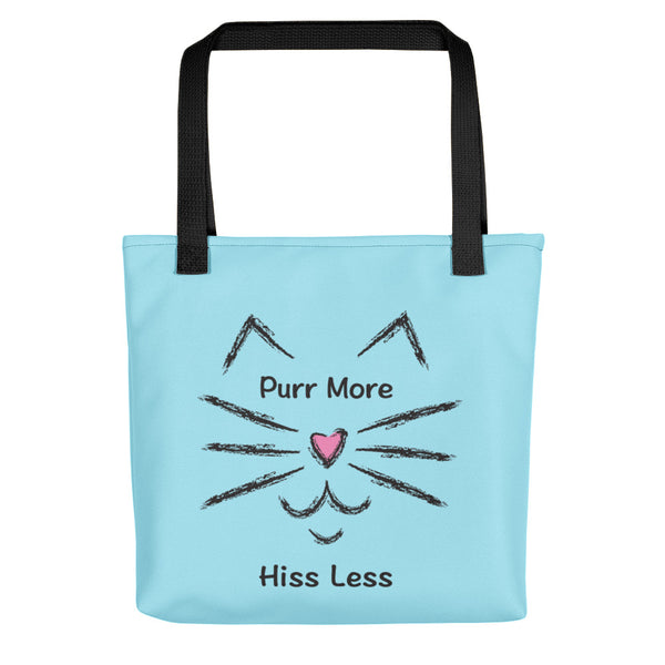 Purr More Hiss Less Tote Bag (More Colors)