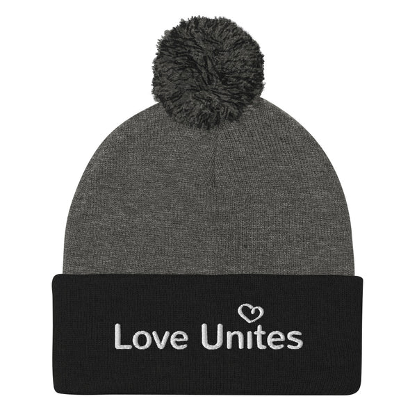 Love Unites Pom Pom Knit Cap (More Colors)