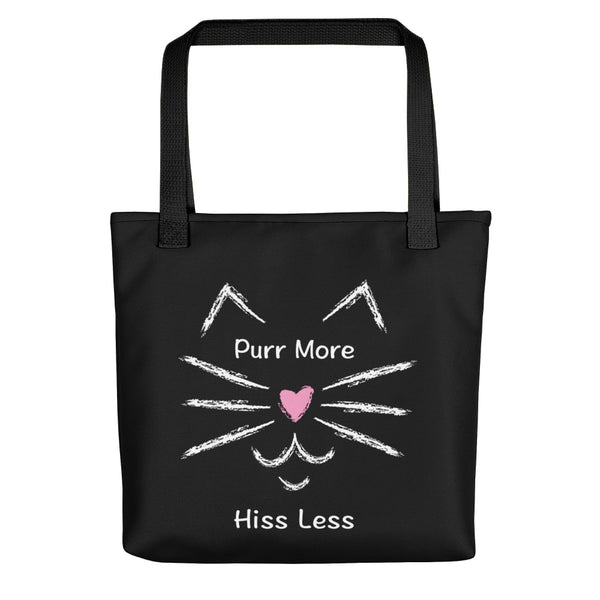 Purr More Hiss Less Tote Bag (More Colors)