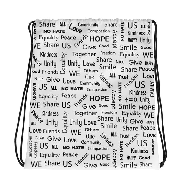 Kind Words Drawstring Bag (More Colors)