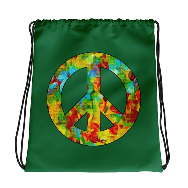 Peace Sign Drawstring Bag (More Colors)