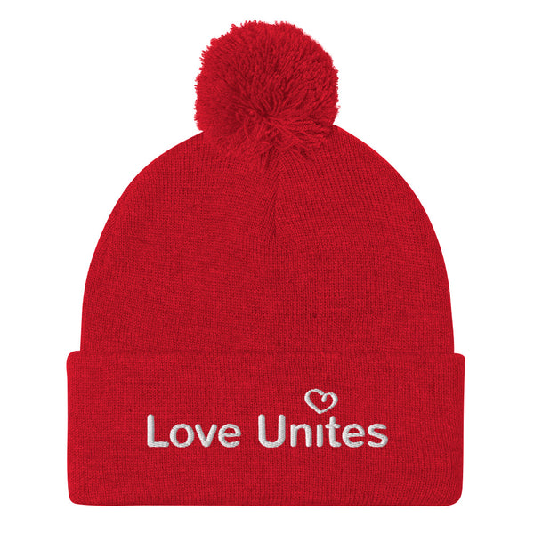 Love Unites Pom Pom Knit Cap (More Colors)