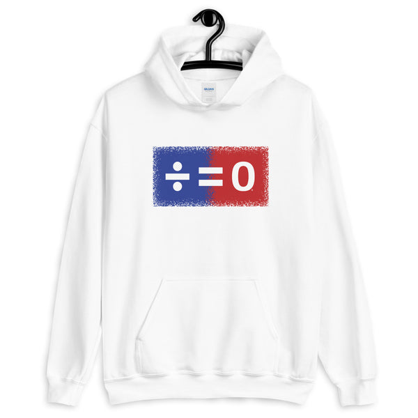 Red, White & Blue Unity Square Unisex Hooded Patriotic Sweatshirt (More Colors)