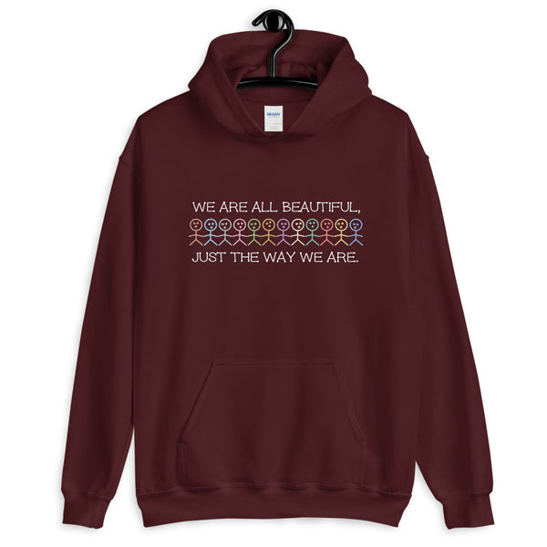 We Are All Beautiful Unisex Hooded Sweatshirt (More Colors)
