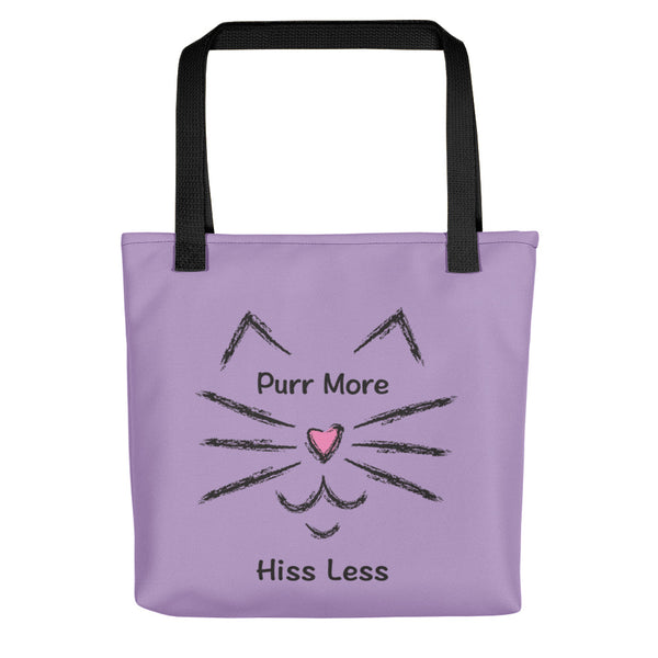 Purr More Hiss Less Tote Bag (More Colors)