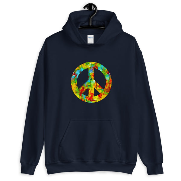 Peace Sign Unisex Hooded Sweatshirt (More Colors)