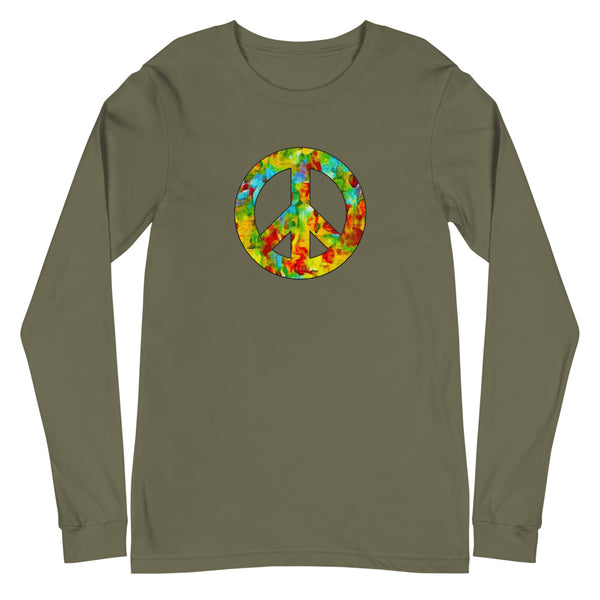 Peace Sign Premium Unisex Long Sleeve Tee (More Colors)