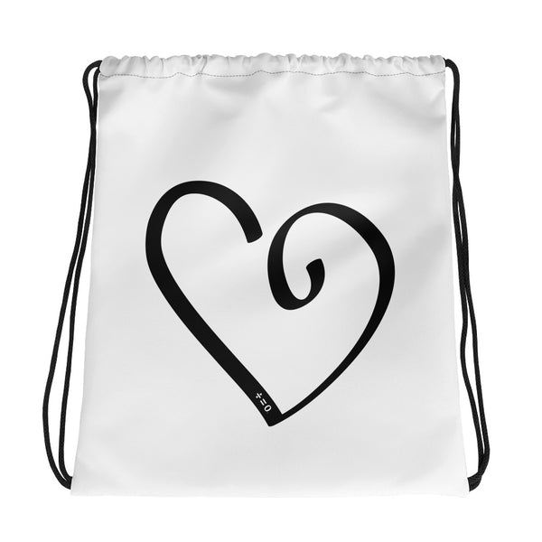 Open Heart Drawstring Bag (More Colors)