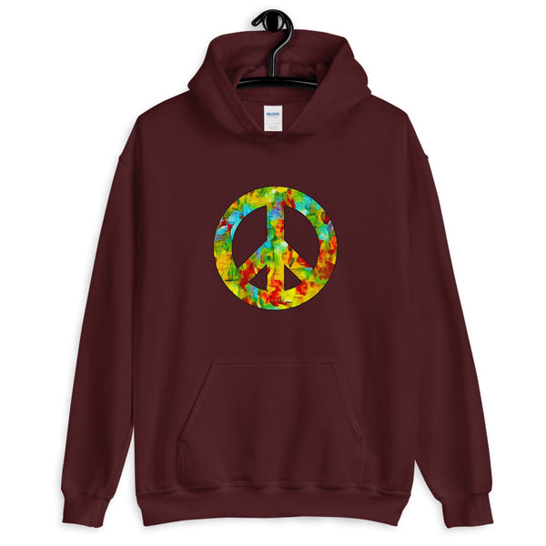 Peace Sign Unisex Hooded Sweatshirt (More Colors)