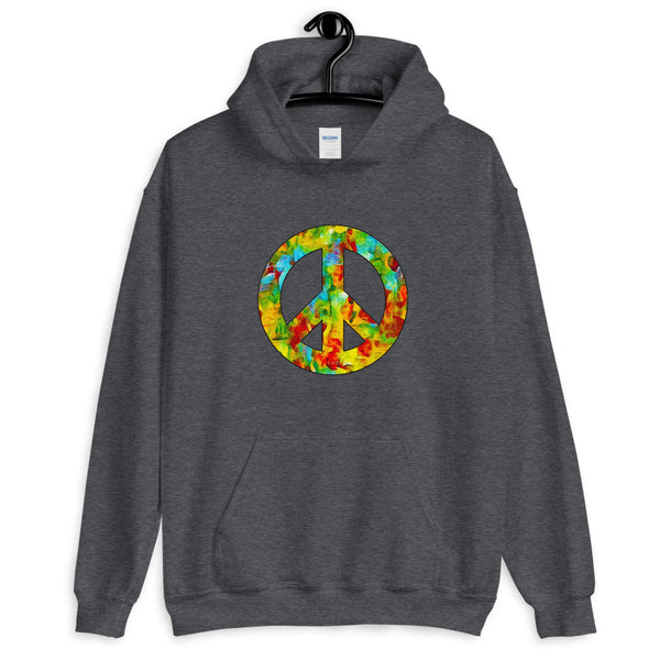 Peace Sign Unisex Hooded Sweatshirt (More Colors)