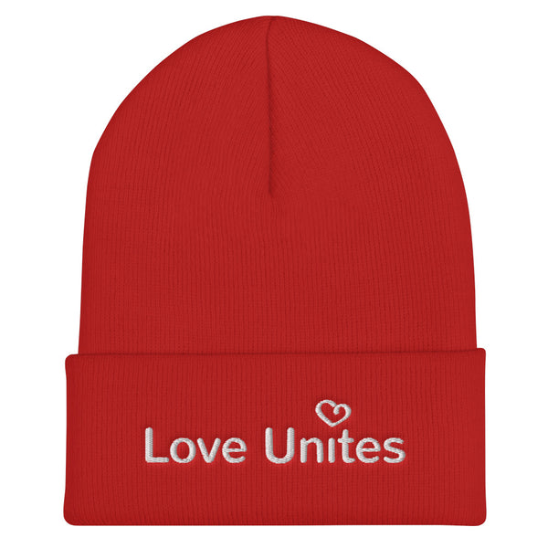 Love Unites Heart Cuffed Beanie (More Colors)