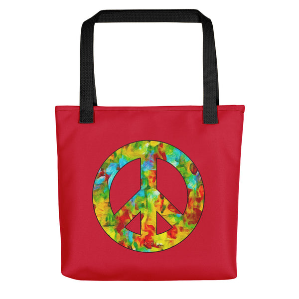 Peace Sign Tote Bag (More Colors)