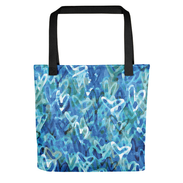 Graffiti Heart Tote Bag (More Colors)